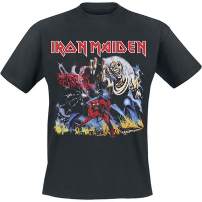 Iron Maiden T-shirt - Stranger Number Of The Beast - S tot 4XL - voor Mannen - zwart