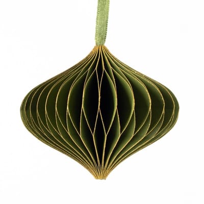 Papieren honeycomb hanger groen