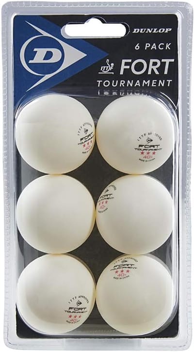 Tafeltennisballen Set - Trainingsballen Toernooi - Wedstrijd Spelen - ITTF Goedgekeurd - 6 Stuks - Wit