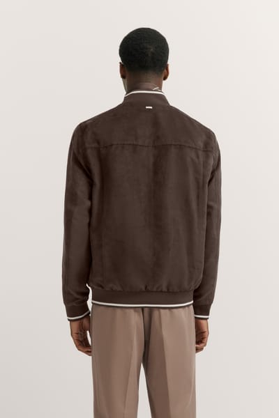 Bugatti Herren Waterafstotende suède blouson