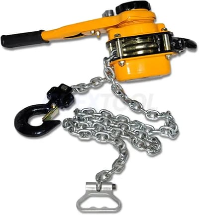 Handtakel - Kettingtakel Hefwerktuig - Zwaar Materieel Hef - Mangaanstaal Constructie - 2T 3m