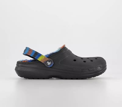 Crocs Classic Lined Spray Dye Clog Zwart Maat 42/43 US M9/W11