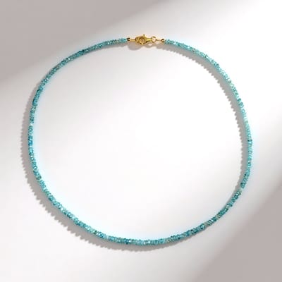 Cavill - Zilveren Halsketting 925 Sterling Zilver Verguld - 64 626 ct Cambodjaanse Ratanakiri Zirkonen - Facetgeslepen Elegante Damesketting 45 cm