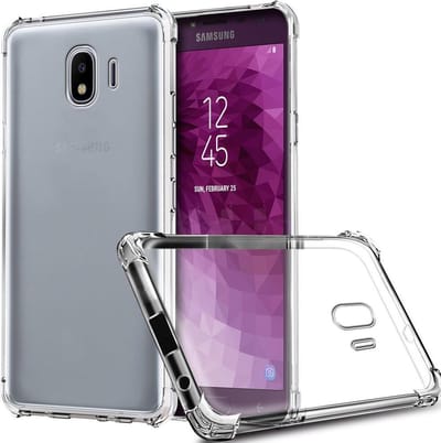 Shock Proof case hoesje Geschikt voor Samsung Galaxy J4 - Transparant