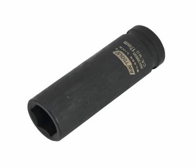 Awtools Black Line - Dopsleutelset - 6-hoekig - Lang - 1/2 inch - 24 mm