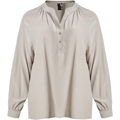 Lichte Viscose Blouse Dames Mat Fashion