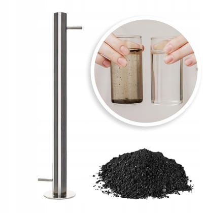 Bimberek Serie - RVS Filterkolom - Actieve Koolstof - Destillatie - Alcohol