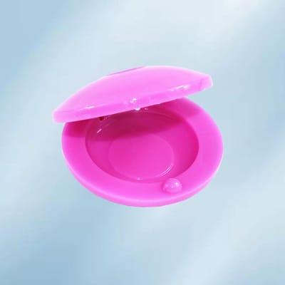 Vinger Castagnetten - Hand Percussie - Muziek Leren - Duurzaam Kunststof - 6 x 6 x 3 cm - Roze