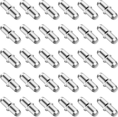 80 Stuks Planksteunen 5mm voor Plankhouders, Ideaal voor Kasten en Plankrekken, Stevige Planksteunen voor Meubels