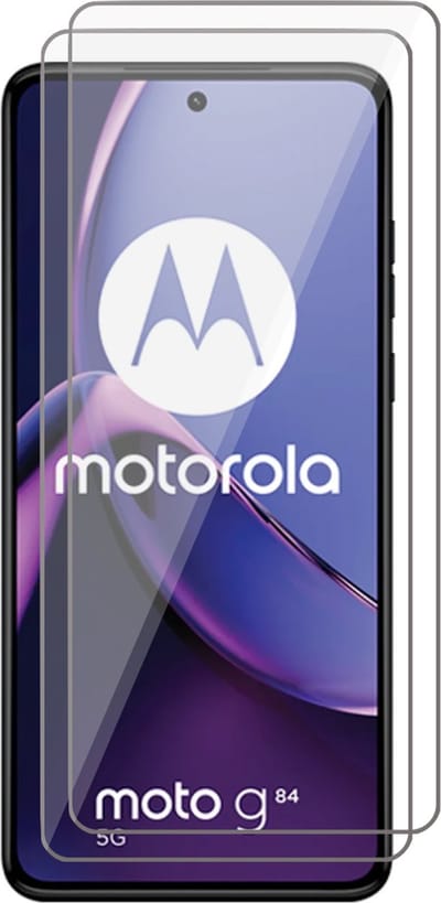 Screenprotector geschikt voor Motorola Moto G84 - 2x Glas Screen Protector