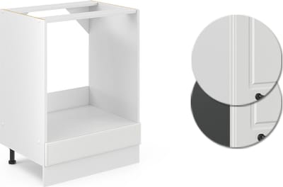 Vicco R-Line Ovenombouwkast – 60 cm, WB Eik Wit Landhuis