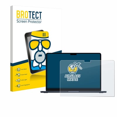 BROTECT - Screenprotector voor Apple MacBook Air 13" M4 2025 / M5 2026 - Folie Beschermfolie Beschermglas matte