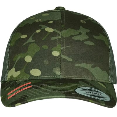 Flexfit - Retro Trucker Multicam? multicam tropic one size Trucker pet - Groen