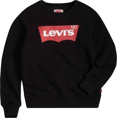 Levi's Jongens sweaters Levi's 15Sweat-shirt, sweat polo zwart 104