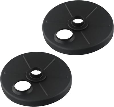 Maaier Onderdelen Set - Wiel Beschermers - Gazon Onderhoud - Directe Vervanging - 2 Stuks - Zwart