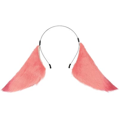 Genshin Impact Yae Miko Cosplay Hoofdband Pluche Vos Oren Haarspeld Hoofddeksel Lolita Halloween Feest Spel Kostuums Haaraccessoires pink