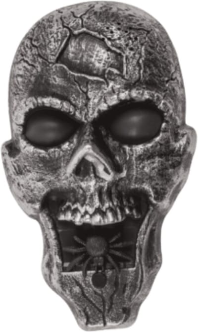 Skelet Deurbel met Geluid – 14x28 cm – Halloween Decoratie – Binnen/Buiten – Werkt op 3AA-batterijen