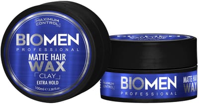 Biomen Professional Matte Hair Wax Clay Extra Hold – Matte Finish Haarwax voor Mannen – 100 ml Wax voor Haar & Baard – Strong Hold & Natuurlijke Glans – Vegan – 100ml - Haarwax - wax voor mannen - Styling wax - Vegan haarwax