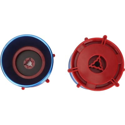 1 Paire Adaptateurs de Moyeux NAB Professionnels en Aluminium Poli Ouvre-Bande Magnétophone Bobine à Bobine pour Studer ReVox