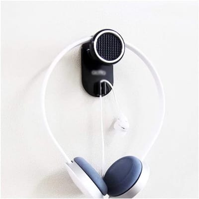 Headset Houder - Koptelefoonstandaard Hanger - Bureau Organiseren - Eenvoudig en Ruimtebesparend - 38 x 70 x 37 mm - Wit