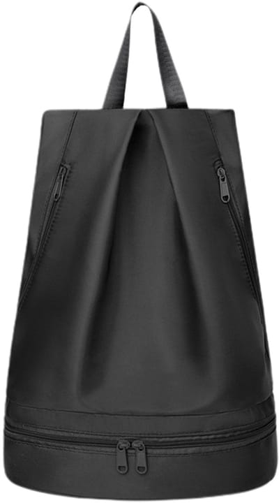 longziming -Waterproof Sport Rugzak met Gescheiden Droog/Nat Compartiment – Perfect voor Gym, Reizen, Outdoor & Dagelijks Gebruik – Zwart