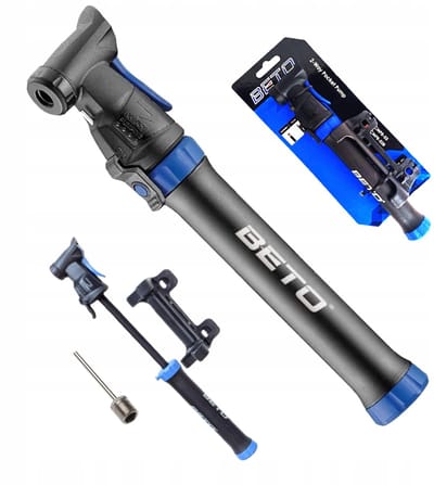 Beto Compact Fietspomp CMPB-003B Zwart - Lichtgewicht & Draagbaar
