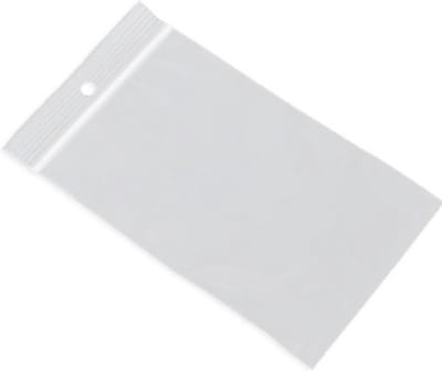 Gripzakjes/verpakkingszakjes - 200x stuks - 5 x 6 cm - Luchtdichte zakjes met gripsluiting/druksluiting - Plastic - hersluitbaar