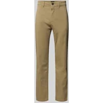 Regular fit chino van katoenmix
