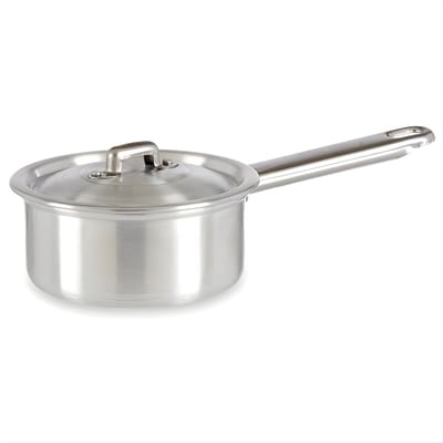 Kinvara Steelpan - D12 cm - 0,6L - aluminium - sauspan/juspan - met deksel - pannen