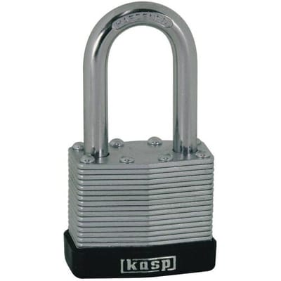 Kasp K13040L40D Hangslot 40 mm Verschillend sluitend Zilver Sleutelslot