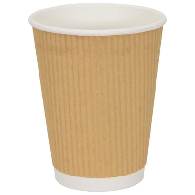 vidaXL - Papieren - koffiekopjes - 500 - st - 12oz - 300 - ml - bruin