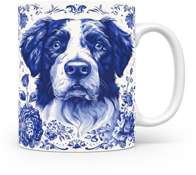 Mok Newfoundland Beker voor koffie of tas voor thee, cadeau voor dierenliefhebbers, moeder, vader, collega, vriend, vriendin, kantoor, opa, oma, hond, kerst, sinterklaas, verjaardag