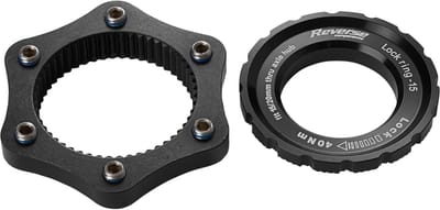 Reverse Center Lock Adapter schrijfremadapters zwart