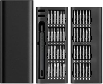 GELLDG 51-in-1 precisieschroevendraaierset - Horlogemakersgereedschapset - Draagbare mini-gereedschapset - Geschikt voor reparaties aan Macbook, laptop, PS4, PS5, pc, iPhone, brillen, horloges en meer.