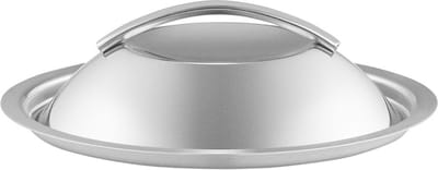 Eva Trio - Deksel Dome Ø 16 cm - Roestvast Staal - Zilver -