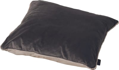 Madison sierkussen 45 x 45 Velvet grey piping Panama linnen