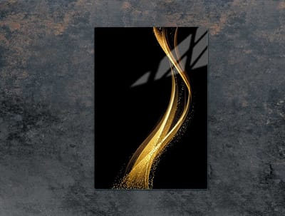 TMK ArtDeko - Serie 35x52 - Glazen Snijplank - Zwart - 35x52 cm