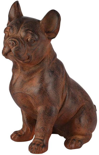 Dekoratief | Deco hond zittend, brons, resina, 32x21x38cm | A260706