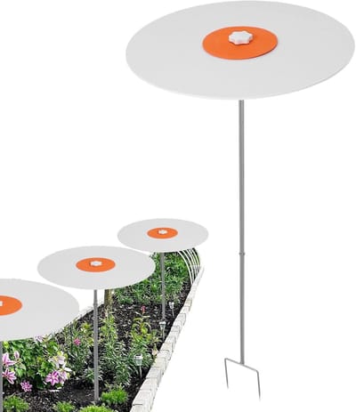Plantenschaduw Paraplu - Zonnebrandwerend Scherm - Bescherming Tuinplanten - UV-bestendig Eenvoudig - 30cm Diameter