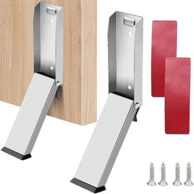 Voetbediende Deurstopper met Sterke Magneet - Geen Boren Nodig - Voor Binnen en Buiten