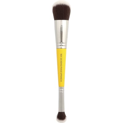Bdellium Tools, Série Standard, Pinceau Double Embout, Visage 969, 1 Pinceau