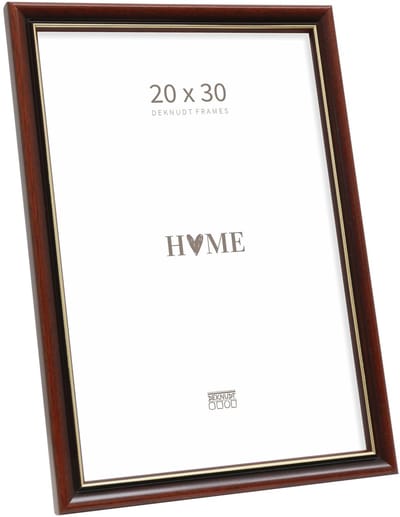 Deknudt Frames fotolijst S407H2 - bruin - biesje - hout - foto 20x30