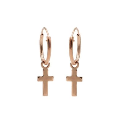 Karma Symbols oorbel M1986 Hoops Faith Rosé