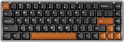 AKKO MOD68 HE Misty Black Brown 65% AstroLink Magnetische Switch 8K Hz Hall Effect Hotswap ARGB Draadloze Gaming Toetsenbord