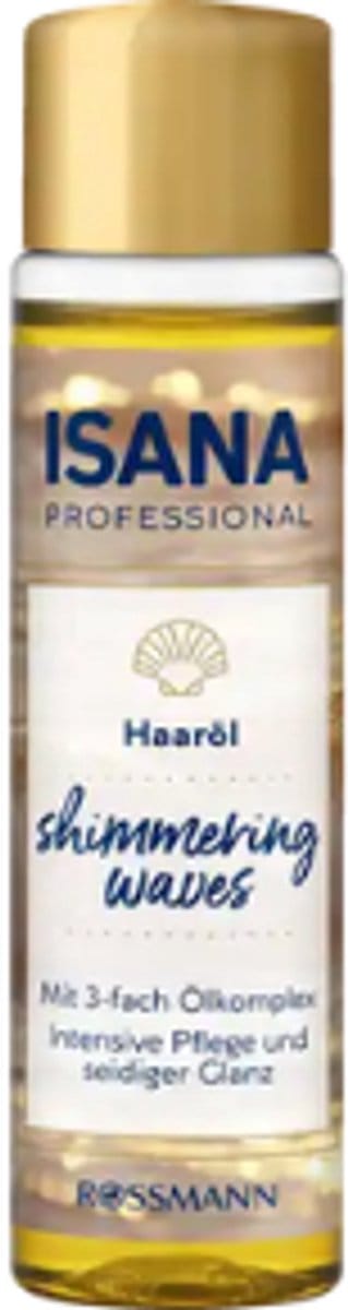 ISANA Shimmering Waves Haarolie | 1x 20ml - Met 3-voudig Oliecomplex | Natuurlijke glans met Zomerse geur