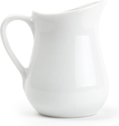 BonBistro Melk-/sauskan 10cl wit Sam (Set van 12)