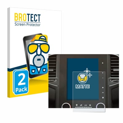 BROTECT - Screenprotector voor Renault Megane 4 2021 Easy Link 9.3" - Folie Beschermfolie matte 2 Stuks