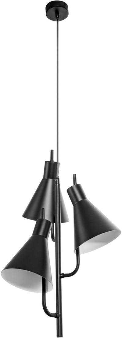 OSRAM DECOR Tokio Hanglamp, zwart, 14W, 1260lm, LED module met warm witte lichtkleur (3000K), Japanse stijl, lange levensduur van 30.000 uur, IP20 bescherming