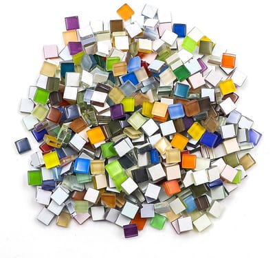 Allecto - Mix Kleur Craft Materiaal - Mozaïek Tegel - Creatief en veelzijdig - Meerdere kleuren - DIY Art Projecten - Perfect voor badkamer en keuken