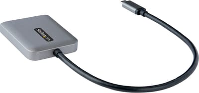 StarTech.com USB-C Aan Dual HDMI MST HUB Dual HDMI 4K 60Hz USB Type C Multi Monitor AV / multimedia paneel for Laptop w/ 1ft (30cm) cable